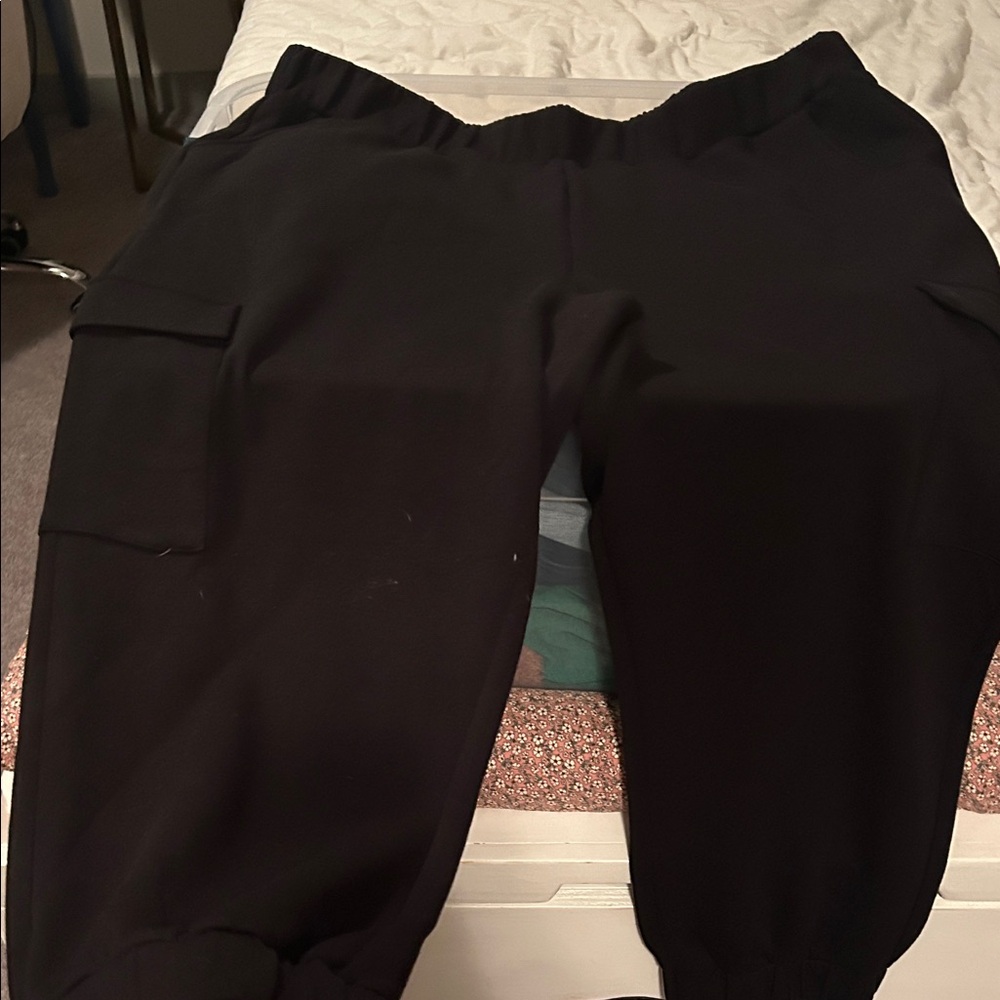 Express Black Track Pants